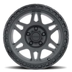 Aluminum Wheels 17x8.5 MR312 Bolt Pattern 8 On 170 Offset 0 Lip Size 0.98 Double Matte Black MBGL Gloss Black Lip Method