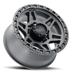 Aluminum Wheels 17x8.5 MR312 Bolt Pattern 8 On 170 Offset 0 Lip Size 0.98 Double Matte Black MBGL Gloss Black Lip Method