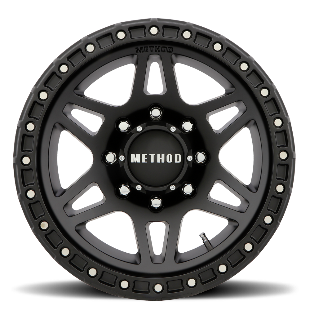 Aluminum Wheels 17x8.5 MR312 Bolt Pattern 8 On 170 Offset 0 Lip Size 0.98 Matte Black MB Method