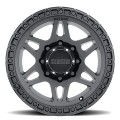 Aluminum Wheels 17x8.5 MR312 Bolt Pattern 8 On 170 Offset 0 Lip Size 0.98 Double Matte Black MBGL Gloss Black Lip Method