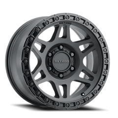 Aluminum Wheels 18x9 MR312 Bolt Pattern 8 On 170 Offset 18 Lip Size 1.02 Double Matte Black MBGL Gloss Black Lip Method