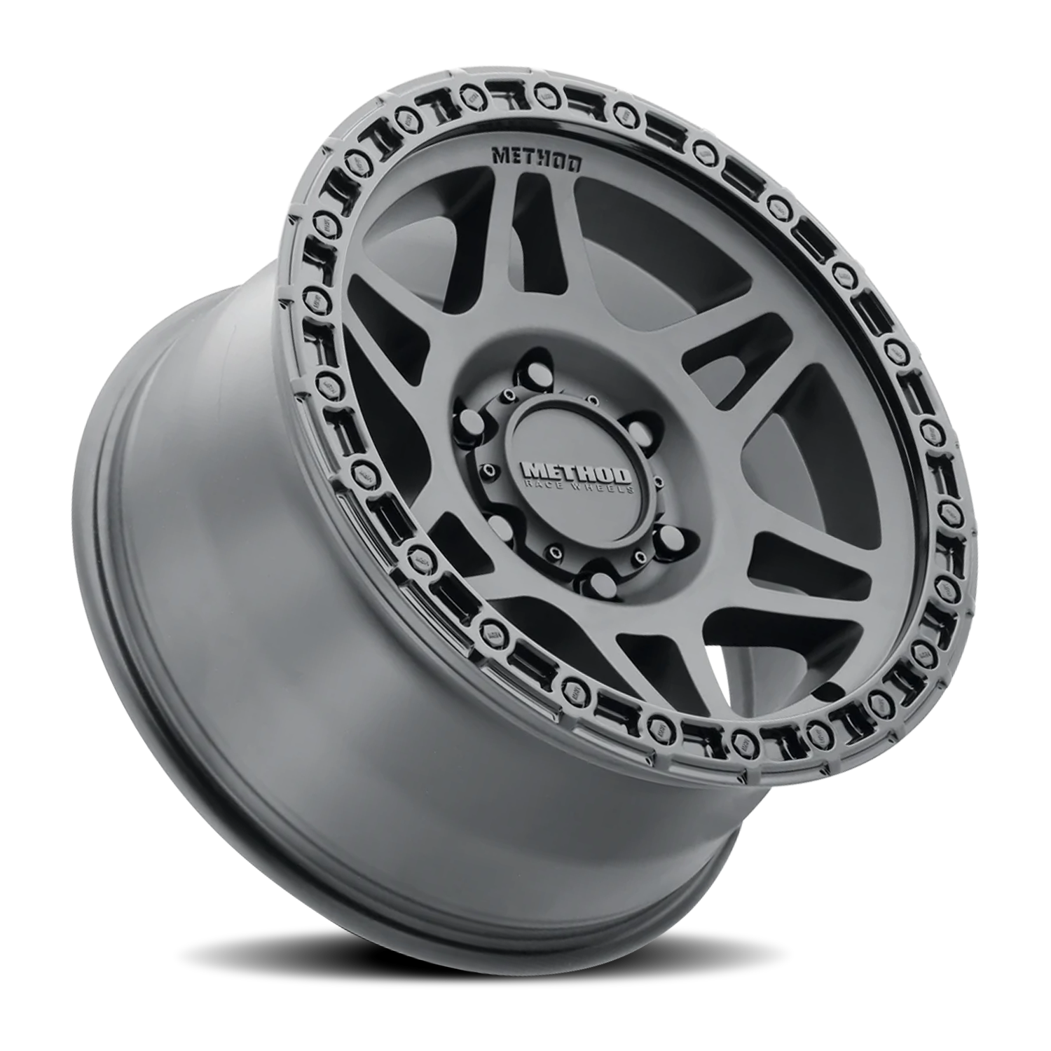 Aluminum Wheels 18x9 MR312 Bolt Pattern 8 On 170 Offset 18 Lip Size 1.02 Double Matte Black MBGL Gloss Black Lip Method