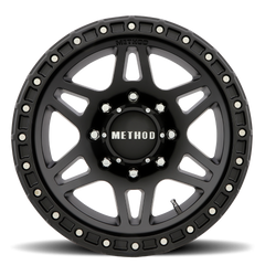 Aluminum Wheels 18x9 MR312 Bolt Pattern 8 On 180 Offset 18 Lip Size 0.91 Matte Black MB Method