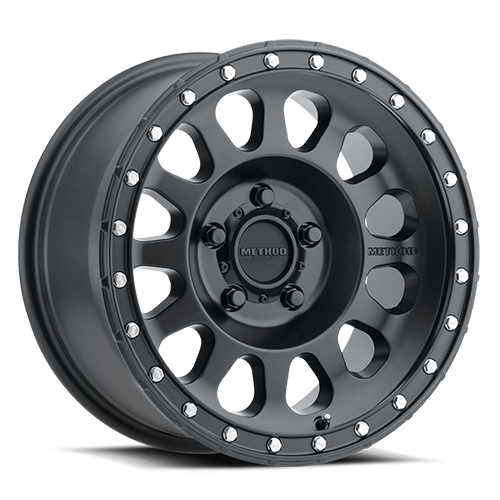 Aluminum Wheels 20x10 MR315 Bolt Pattern 8 On 180 Offset -18 Lip Size 3.27 Matte Black MB Method