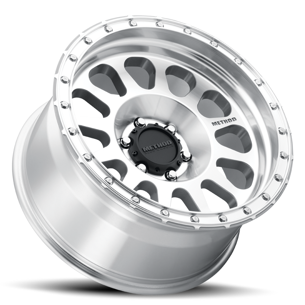 Aluminum Wheels 20x10 MR315 Bolt Pattern 8 On 180 Offset -18 Lip Size 3.27 Machined SL Clear Coat Method