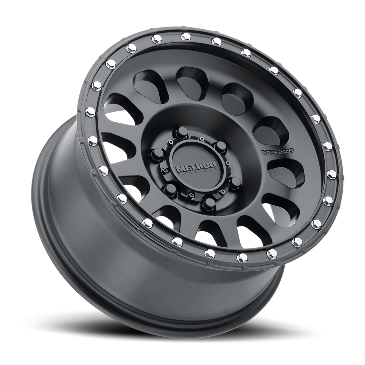 Aluminum Wheels 16x8 MR315 Bolt Pattern 6 On 139.7 Offset 0 Lip Size 1.65 Matte Black MB Method