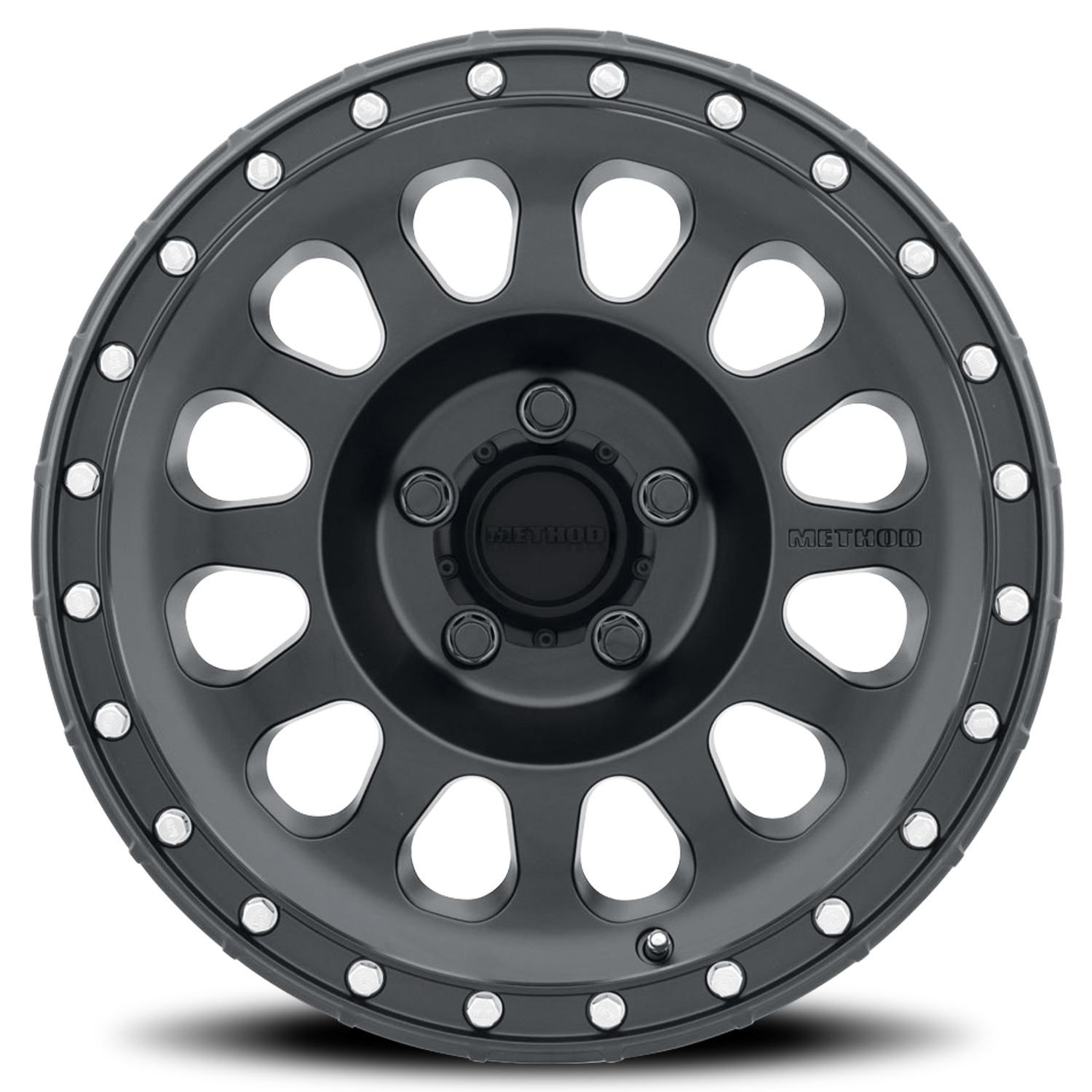 Aluminum Wheels 17x8.5 MR315 Bolt Pattern 8 On 180 Offset 25 Lip Size 1.89 Matte Black MB Method