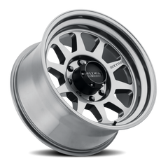 Aluminum Wheels 20x10 MR316 Bolt Pattern 8 On 180 Offset -18 Lip Size 3.03 Gloss Titanium TT Method