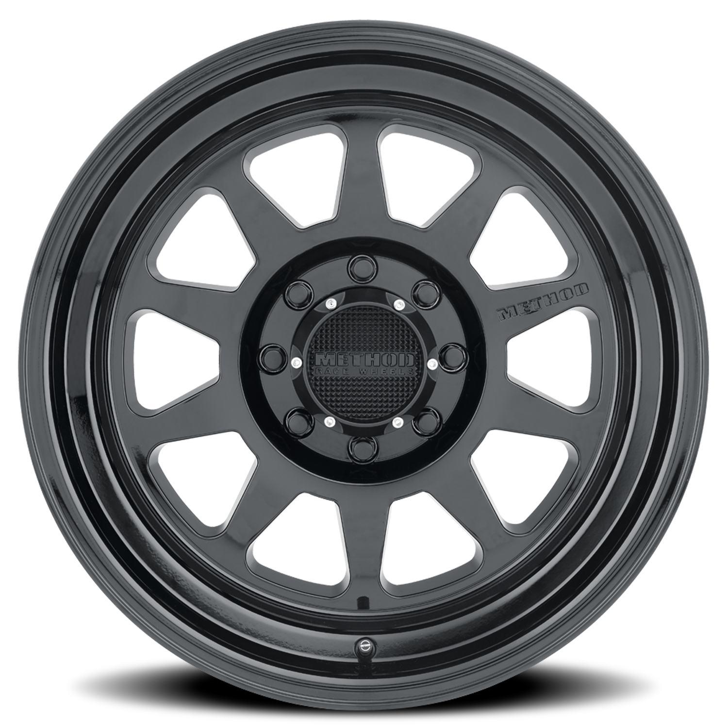 Aluminum Wheels 20x9 MR316 Bolt Pattern 8 On 180 Offset 18 Lip Size 1.77 Gloss Black GB Method