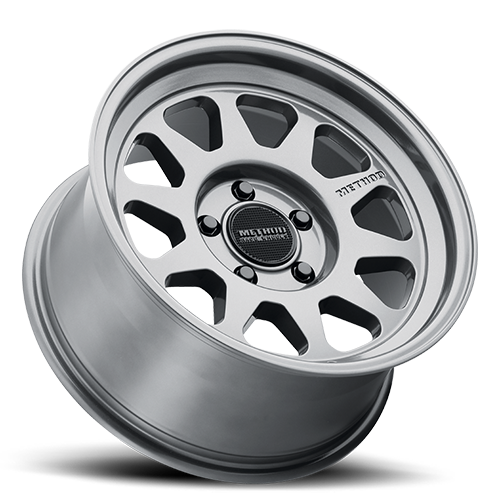 Aluminum Wheels 17x8.5 MR316 Bolt Pattern 6 On 139.7 Offset 0 Lip Size 2.76 Gloss Titanium TT Method