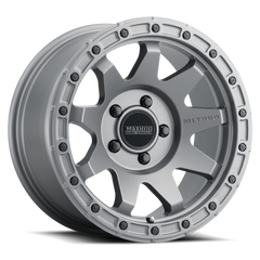 Aluminum Wheels 20x9 MR317 Bolt Pattern 8 On 180 Offset 18 Lip Size 0.83 Matte Titanium GY Method