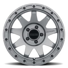 Aluminum Wheels 17x8.5 MR317 Bolt Pattern 8 On 165.1 Offset 0 Lip Size 0.83 Matte Titanium GY Method