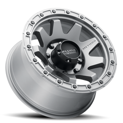 Aluminum Wheels 17x9 MR317 Bolt Pattern 8 On 165.1 Offset -12 Lip Size 1.57 Matte Titanium GY Method