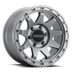 Aluminum Wheels 18x9 MR317 Bolt Pattern 8 On 180 Offset 18 Matte Titanium GY Method
