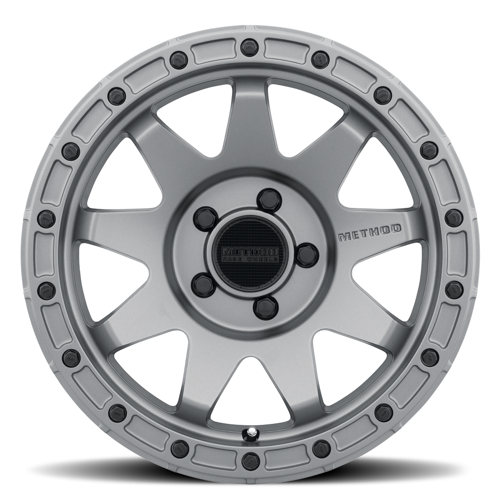 Aluminum Wheels 18x9 MR317 Bolt Pattern 8 On 180 Offset 18 Matte Titanium GY Method