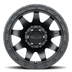 Aluminum Wheels 18x9 MR317 Bolt Pattern 8 On 180 Offset 18 Lip Size 0.83 Matte Black MB Method
