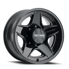 Aluminum Wheels 20x9 MR319 Bolt Pattern 8 On 180 Offset 18 Lip Size 1.06 Gloss Black GB Method