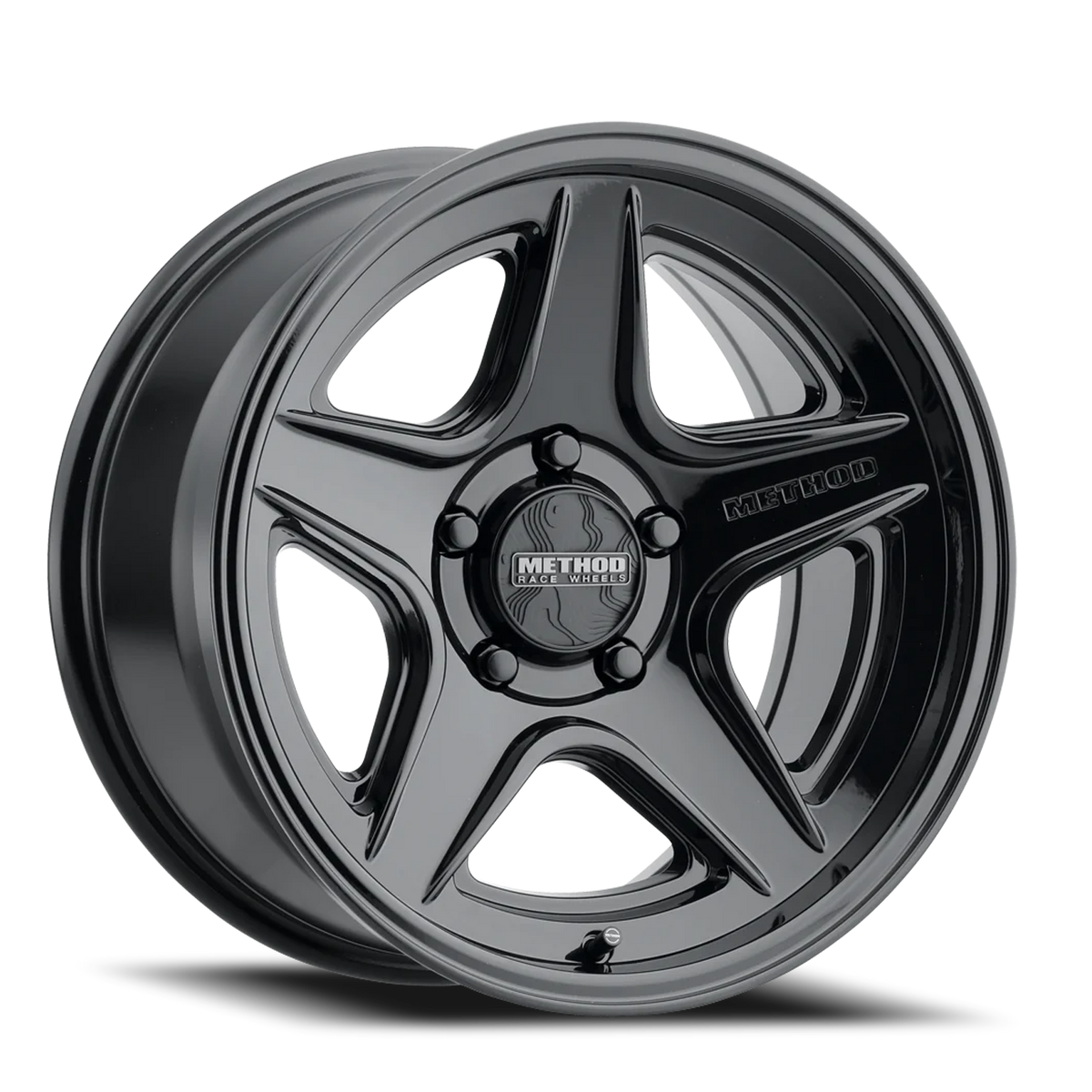 Aluminum Wheels 17x8.5 MR319 Bolt Pattern 8 On 170 Offset 0 Lip Size 1.3 Gloss Black GB Method