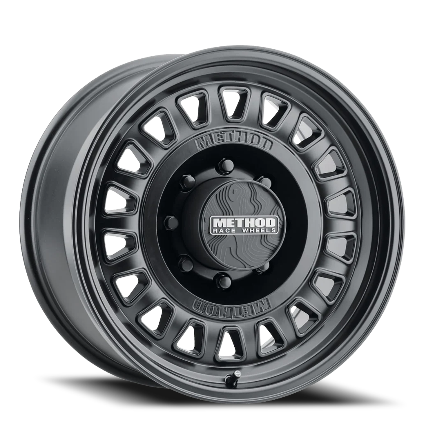 Aluminum Wheels 18x9 MR320 Bolt Pattern 8 On 180 Offset 18 Lip Size 1.89 Matte Black MB Method