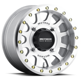 Aluminum Wheels 15x7 MR401 Beadlock UTV Bolt Pattern 4 On 156 Offset 13 Lip Size 1.77 Machined Raw Machined SL Method