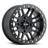 Aluminum Wheels 15x8 MR406 Beadlock UTV Bolt Pattern 4 On 136 Offset 0 Lip Size 2.17 Matte Black MB Method