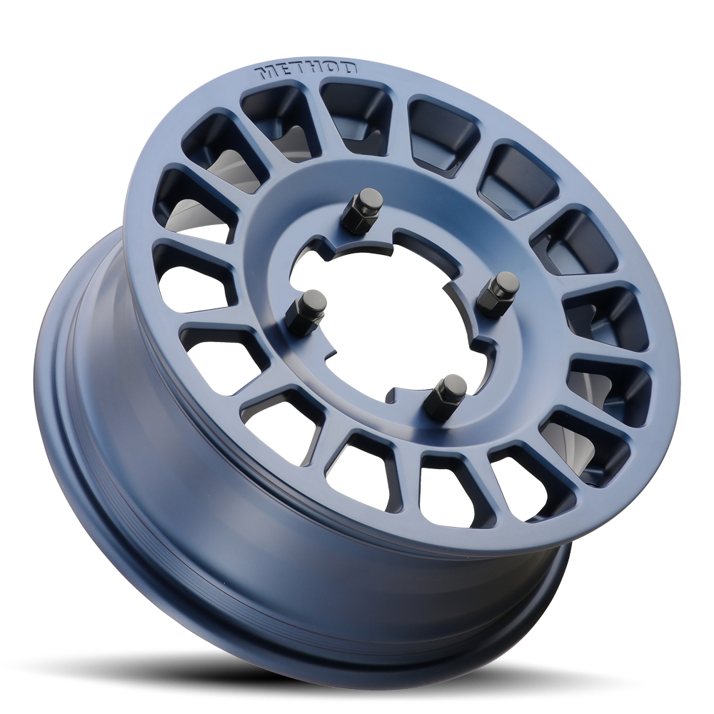 Aluminum Wheels 14x6 MR407 Bead Grip UTV Bolt Pattern 4 On 136 Offset 38 Lip Size 0 Bahia Blue BL Method