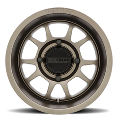 Aluminum Wheels 15x10 MR409 Bead Grip UTV Bolt Pattern 4 On 136 Offset 0 Lip Size 4.33 Steel Grey GY Method