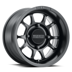 Aluminum Wheels 15x8 MR409 Bead Grip UTV Bolt Pattern 4 On 136 Offset 0 Lip Size 3.15 Matte Black MB Method