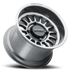 Aluminum Wheels 14x7 MR411 Bead Grip UTV Bolt Pattern 4 On 156 Offset 13 Lip Size 1.73 Gloss Titanium SL Method