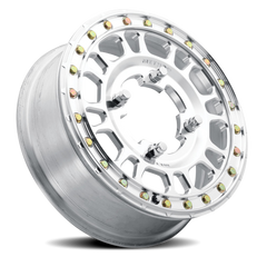 Aluminum Wheels 15x5 MR412 Beadlock UTV Bolt Pattern 4 On 136 Offset 43 Lip Size 0 Machined Raw Machined Method