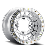 Aluminum Wheels 15x7 MR413 Beadlock UTV Bolt Pattern 4 On 136 Offset 38 Lip Size 0 Polished Method