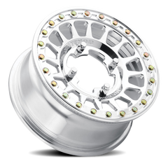 Aluminum Wheels 15x7 MR413 Beadlock UTV Bolt Pattern 4 On 136 Offset 38 Lip Size 0 Polished Method