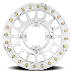 Aluminum Wheels 15x7 MR413 Beadlock UTV Bolt Pattern 4 On 136 Offset 38 Lip Size 0 Polished Method