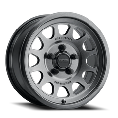Aluminum Wheels 15x10 MR414 Bead Grip UTV Bolt Pattern 4 On 136 Offset 25 Lip Size 2.72 Graphite GY Method