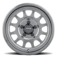 Aluminum Wheels 15x10 MR414 Bead Grip UTV Bolt Pattern 4 On 136 Offset 25 Lip Size 2.72 Graphite GY Method