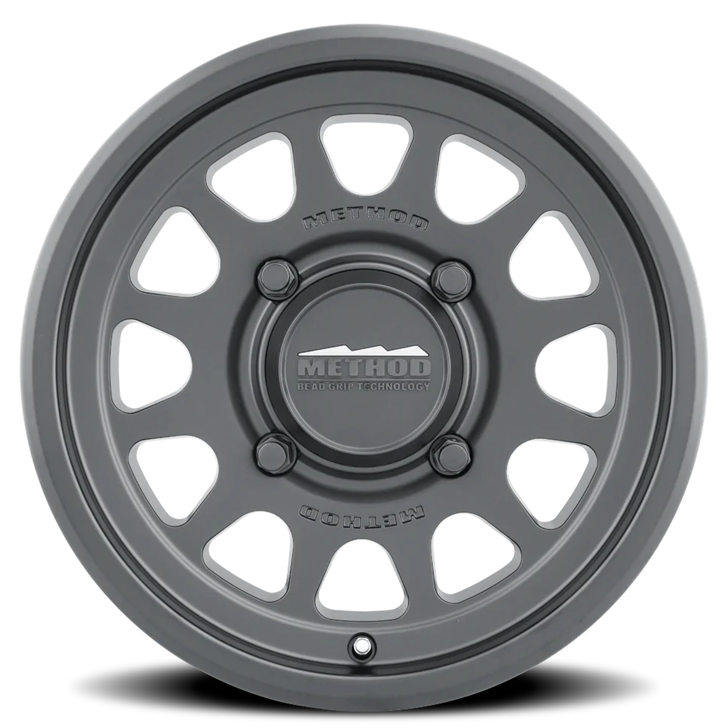 Aluminum Wheels 15x7 MR414 Bead Grip UTV Bolt Pattern 4 On 136 Offset 38 Lip Size 0.79 Matte Black MB Method