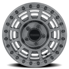 Aluminum Wheels 15x10 MR415 Beadlock UTV Bolt Pattern 4 On 136 Offset 25 Lip Size 2.09 Graphite GY Gloss Graphite Ring Method