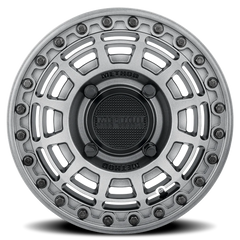 Aluminum Wheels 15x10 MR415 Beadlock UTV Bolt Pattern 4 On 136 Offset 25 Lip Size 2.09 Graphite GY Gloss Graphite Ring Method