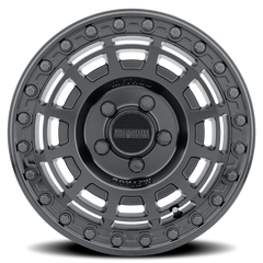 Aluminum Wheels 15x7 MR415 Beadlock UTV Bolt Pattern 4 On 136 Offset 38 Lip Size 0 Matte Black MB Gloss Black Ring Method