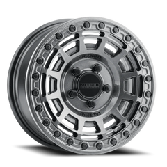 Aluminum Wheels 15x7 MR415 Beadlock UTV Bolt Pattern 4 On 136 Offset 38 Lip Size 0 Graphite GY Gloss Graphite Ring Method