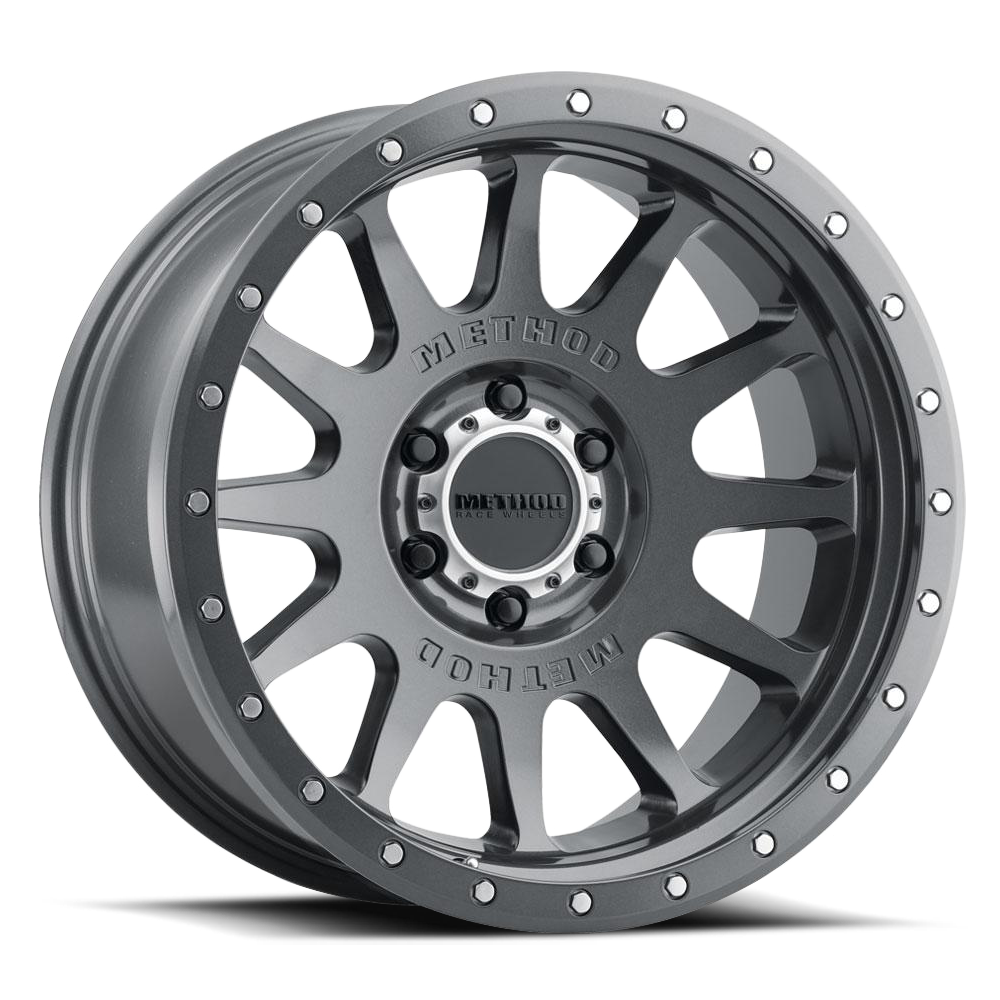 Aluminum Wheels 20x10 NV MR605 Bolt Pattern 8 On 180 Offset -24 Lip Size 2.83 Gloss Titanium GY Method