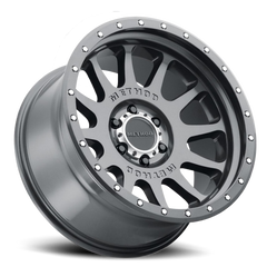 Aluminum Wheels 20x10 NV MR605 Bolt Pattern 8 On 180 Offset -24 Lip Size 2.83 Gloss Titanium GY Method