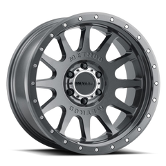 Aluminum Wheels 20x10 NV MR605 Bolt Pattern 8 On 180 Offset -24 Lip Size 2.83 Gloss Titanium GY Method