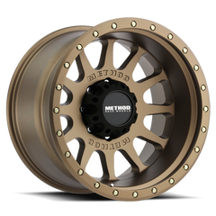 Aluminum Wheels 20x12 NV MR605 Bolt Pattern 8 On 180 Offset -52 Lip Size 4.92 Method Bronze BRZ Method