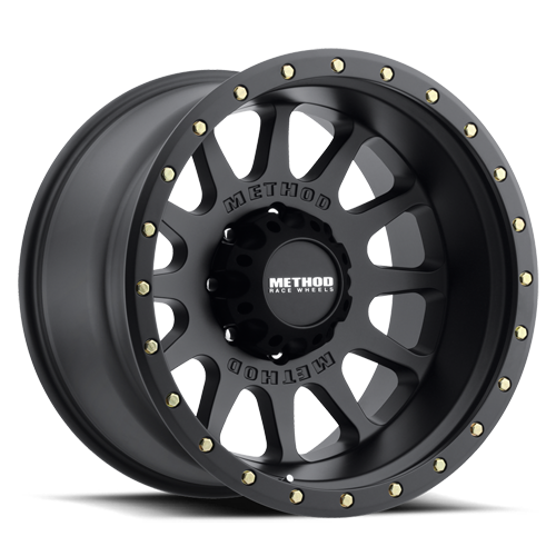 Aluminum Wheels 20x12 NV MR605 Bolt Pattern 8 On 180 Offset -52 Lip Size 4.92 Matte Black MB Method
