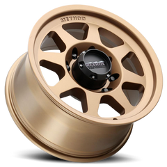 Aluminum Wheels 18x9 HD Bead Grip MR701 Bolt Pattern 8 On 165.1 Offset 18 Lip Size 1.81 Method Bronze BRZ Method