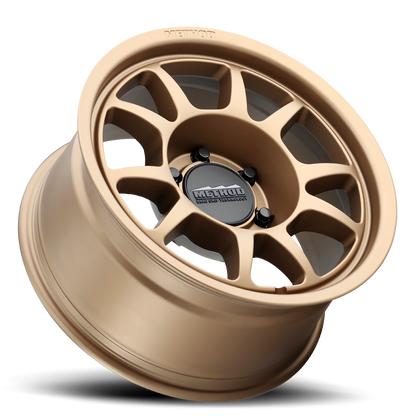 Aluminum Wheels 16x8 Bead Grip MR702 Bolt Pattern 6 On 120 Offset 30 Lip Size 1.18 Method Bronze BRZ Method
