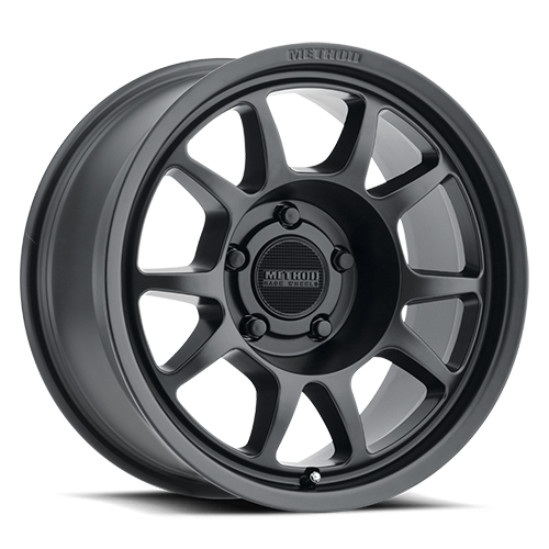 Aluminum Wheels 17x8.5 Bead Grip MR702 Bolt Pattern 6 On 139.7 Offset 0 Lip Size 1.18 Matte Black MB Method