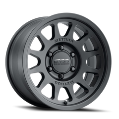 Aluminum Wheels 16x6.5 Bead Grip MR703 Bolt Pattern 6 On 180 Offset 90 Lip Size 0 Matte Black MB Method