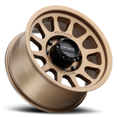 Aluminum Wheels 17x8.5 Bead Grip MR703 Bolt Pattern 8 On 165.1 Offset 0 Lip Size 1.18 Method Bronze BRZ Method